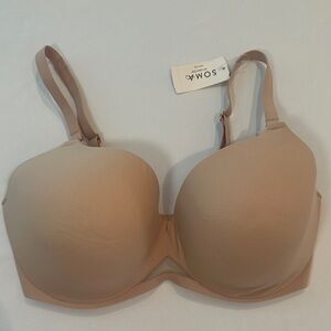 NEW SOMA Intimates Bodify Perfect Coverage Bra 34G NWT in Warm Amber.